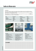 marsyntex® Brochure: Textile air diffusion ducts