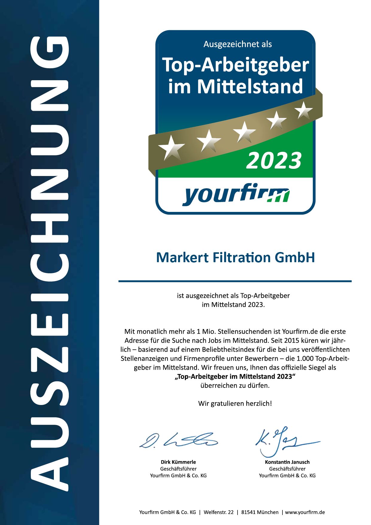Urkunde_Top-Arbeitgeber_2023_Markert_Filtration_GmbH