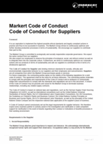Code of Conduct for Suppliers