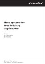marsoflex® Hose systems for food industry applications